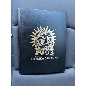 Florida Marlins Inaugural Year 1993 Collector's Book Limited Edition Signed 1113